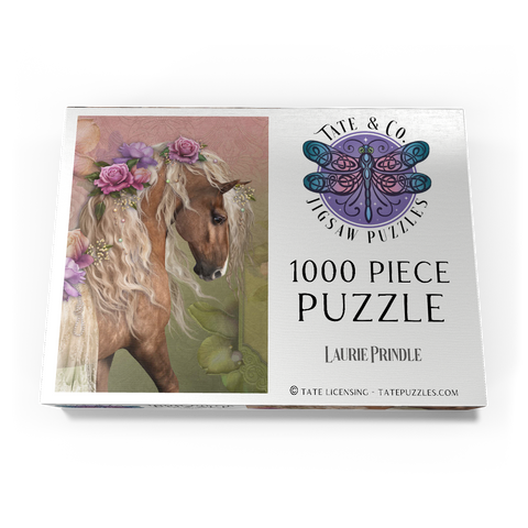 Darstellung des Puzzle Motivs Schönes Pferd - Laurie Prindle Beau Cheval Horse - Laurie Prindle 1000 Puzzle Schachtel Ansicht3