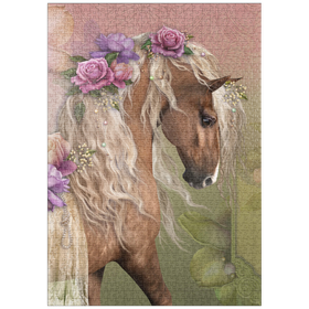 Darstellung des Puzzle Motivs Schönes Pferd - Laurie Prindle - Puzzleteile: 1000