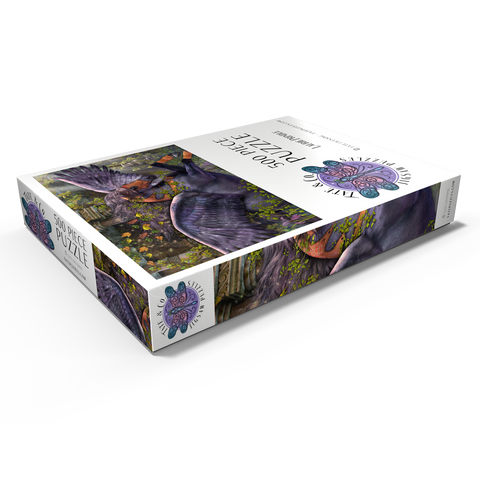 Darstellung des Puzzle Motivs Gwarchodwyr Fantasy-Pferd - Laurie Prindle Gwarchodwyr Fantasy Horse - Laurie Prindle 500 Puzzle Schachtel Ansicht1