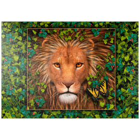 Darstellung des Puzzle Motivs Die Rückkehr des Königs Wildtiere - Laurie Prindle - Puzzleteile: 1000