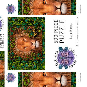 Darstellung des Puzzle Motivs Return of the King Wildlife - Laurie Prindle 500 Puzzle Schachtel 3D Modell