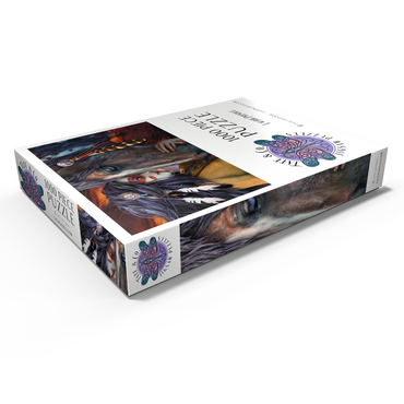 Darstellung des Puzzle Motivs Soul Touch Horse Laurie Prindle 1000 Puzzle Schachtel Ansicht1