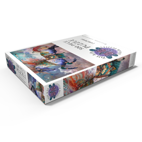 Darstellung des Puzzle Motivs Traumjäger Pferd -  Laurie Prindle - Puzzleteile: 500