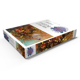 Alternative Darstellung des Puzzle-Motivs Waldgeist: Herbstpferd - Laurie Prindle – Puzzleteile: 500
