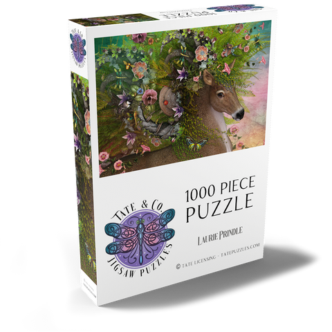 Darstellung des Puzzle Motivs Waldgeist: Frühlingspferd - Laurie Prindle Forest Spirit: Spring Horse Laurie Prindle 1000 Puzzle Schachtel Ansicht2