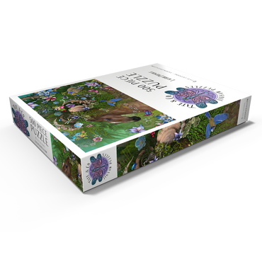 Darstellung des Puzzle Motivs Forest Spirit: Summer Horse Laurie Prindle 500 Puzzle Schachtel Ansicht1