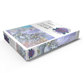 Alternative Darstellung des Puzzle-Motivs Waldgeist: Winterpferd - Laurie Prindle – Puzzleteile: 1000