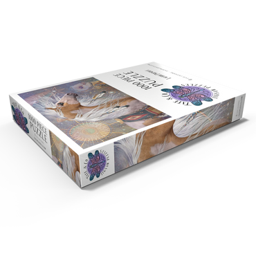 Darstellung des Puzzle Motivs Summer Solstice Horse Laurie Prindle 1000 Puzzle Schachtel Ansicht1