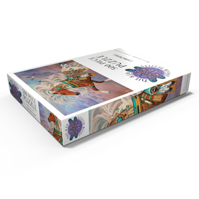 Darstellung des Puzzle Motivs Redrock Mystic Horse – Laurie Prindle - Puzzleteile: 500