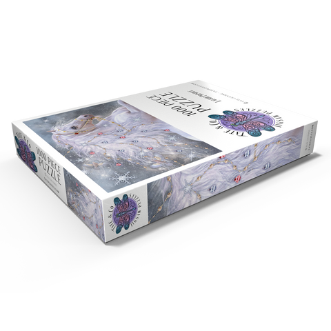 Darstellung des Puzzle Motivs Weihnachtszauber Pferd - Laurie Prindle Christmas Magic Horse Laurie Prindle 1000 Puzzle Schachtel Ansicht1