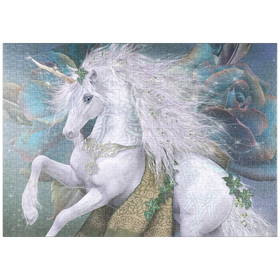 Darstellung des Puzzle Motivs Kieran Einhorn - Laurie Prindle - Puzzleteile: 1000