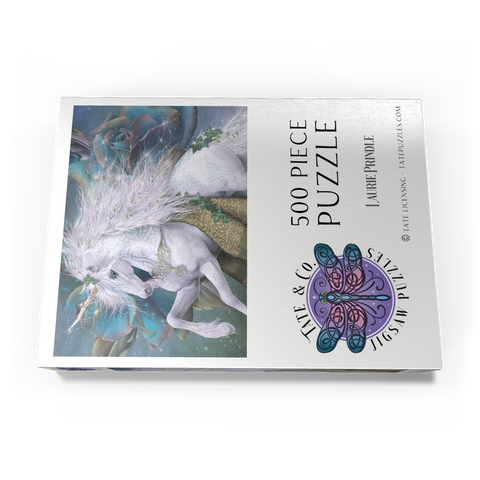 Darstellung des Puzzle Motivs Kieran Einhorn - Laurie Prindle Kieran Unicorn Laurie Prindle 500 Puzzle Schachtel Ansicht3