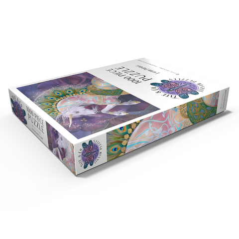 Darstellung des Puzzle Motivs Soraya Einhorn Laurie Prindle Soraya Unicorn Laurie Prindle 1000 Puzzle Schachtel Ansicht1