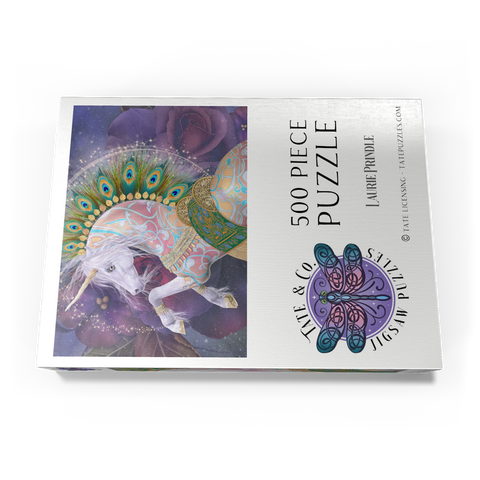 Darstellung des Puzzle Motivs Soraya Einhorn Laurie Prindle Soraya Unicorn Laurie Prindle 500 Puzzle Schachtel Ansicht3