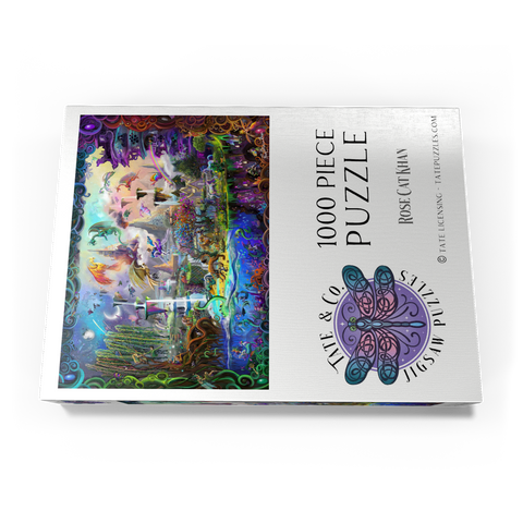 Darstellung des Puzzle Motivs Magical Mythology - Rose Cat Khan Magical Mythology - Rose Cat Khan 1000 Puzzle Schachtel Ansicht3