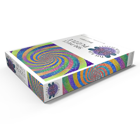 Darstellung des Puzzle Motivs Swirl Rainbow Challenge - Rose Cat Khan Swirl Rainbow Challenge - Rose Cat Khan 500 Puzzle Schachtel Ansicht1