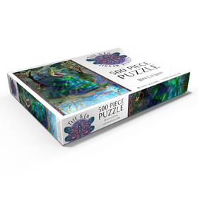Alternative Darstellung des Puzzle-Motivs Waldmutter – Rose Cat Khan – Puzzleteile: 500