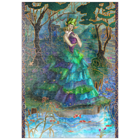 Darstellung des Puzzle-Motivs Waldmutter – Rose Cat Khan – Puzzleteile: 500