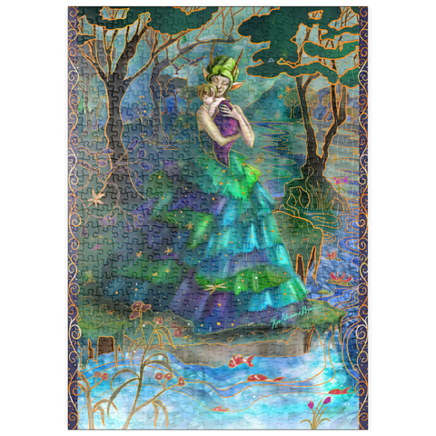 Darstellung des Puzzle Motivs Waldmutter – Rose Cat Khan puzzleplate Forest Mother - Rose Cat Khan 500 Puzzle