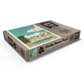 Darstellung des Puzzle Motivs Canada: Toronto, Vintage Poster - Puzzleteile: 1000