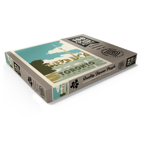 Darstellung des Puzzle Motivs Canada: Toronto, Vintage Poster - Puzzleteile: 100