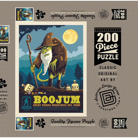 Darstellung des Puzzle Motivs Legends Of The National Parks: Great Smoky Mountain's Boojum Legends Of The National Parks: Great Smoky Mountain's Boojum 200 Puzzle Schachtel 3D Modell