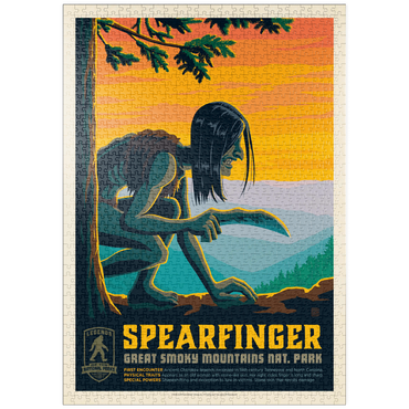 Darstellung des Puzzle Motivs puzzleplate Legends Of The National Parks: Great Smoky Mountain's Spearfinger 1000 Puzzle