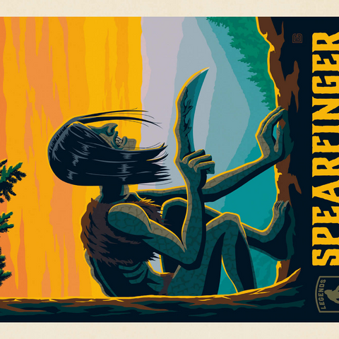 Darstellung des Puzzle Motivs Legends Of The National Parks: Great Smoky Mountain's Spearfinger Legends Of The National Parks: Great Smoky Mountain's Spearfinger 1000 Puzzle 3D Modell