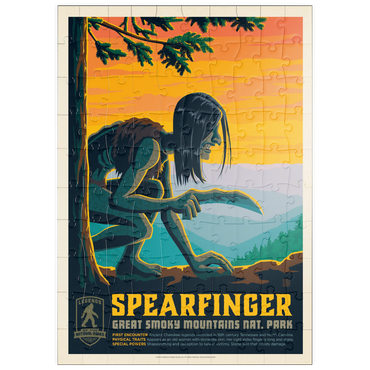Darstellung des Puzzle Motivs puzzleplate Legends Of The National Parks: Great Smoky Mountain's Spearfinger 100 Puzzle