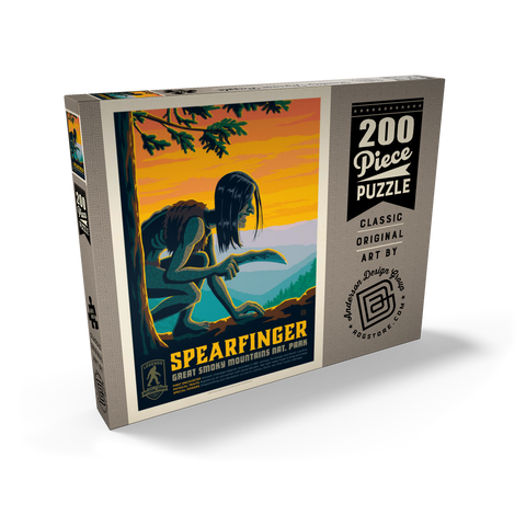 Darstellung des Puzzle Motivs Legends Of The National Parks: Great Smoky Mountain's Spearfinger Legends Of The National Parks: Great Smoky Mountain's Spearfinger 200 Puzzle Schachtel Ansicht2