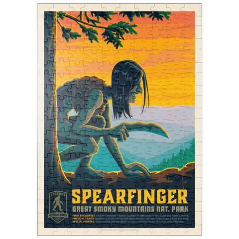 Darstellung des Puzzle Motivs Legends Of The National Parks: Great Smoky Mountain's Spearfinger puzzleplate Legends Of The National Parks: Great Smoky Mountain's Spearfinger 200 Puzzle