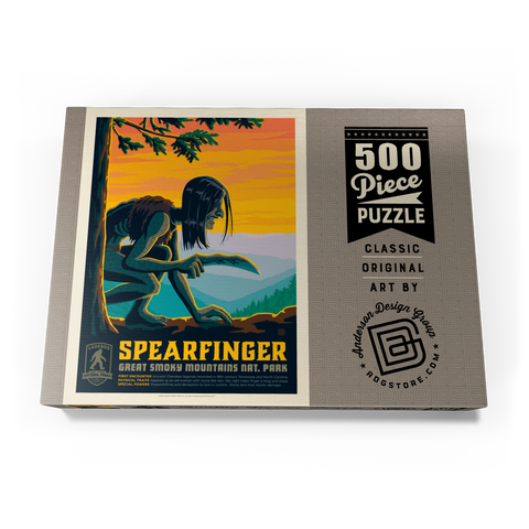 Darstellung des Puzzle Motivs Legends Of The National Parks: Great Smoky Mountain's Spearfinger Legends Of The National Parks: Great Smoky Mountain's Spearfinger 500 Puzzle Schachtel Ansicht3