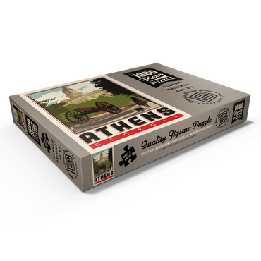 Darstellung des Puzzle Motivs American College Towns: Athens, GA 1000 Puzzle Schachtel Ansicht1