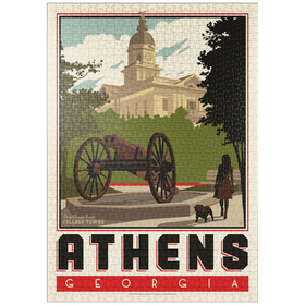 Darstellung des Puzzle-Motivs American College Towns: Athens, GA – Puzzleteile: 1000