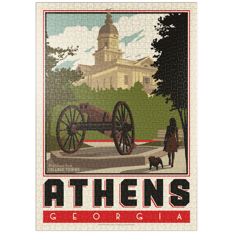 Darstellung des Puzzle Motivs American College Towns: Athens, GA puzzleplate American College Towns: Athens, GA 1000 Puzzle