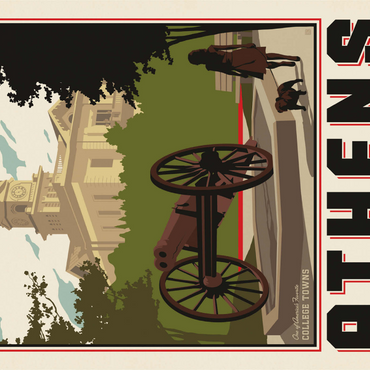 Darstellung des Puzzle Motivs American College Towns: Athens, GA 1000 Puzzle 3D Modell