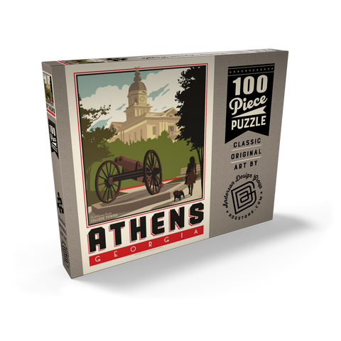 Darstellung des Puzzle Motivs American College Towns: Athens, GA American College Towns: Athens, GA 100 Puzzle Schachtel Ansicht2