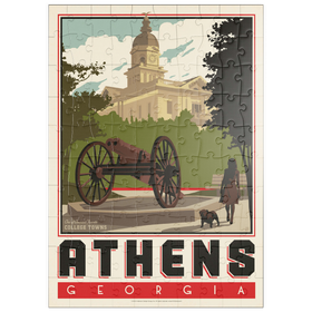 Darstellung des Puzzle Motivs American College Towns: Athens, GA - Puzzleteile: 100