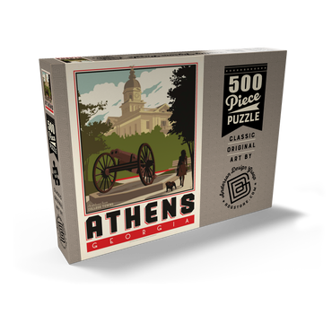 Darstellung des Puzzle Motivs American College Towns: Athens, GA 500 Puzzle Schachtel Ansicht2