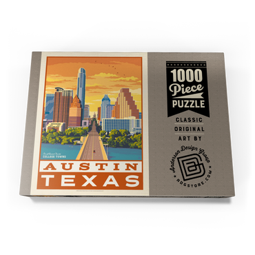 Darstellung des Puzzle Motivs American College Towns: Austin, Texas 1000 Puzzle Schachtel Ansicht3