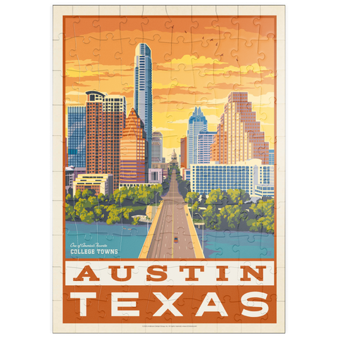 Darstellung des Puzzle Motivs American College Towns: Austin, Texas puzzleplate American College Towns: Austin, Texas 100 Puzzle