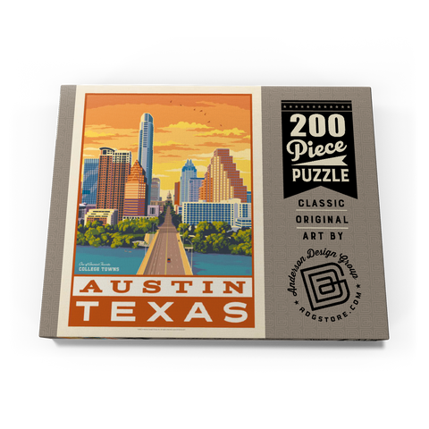 Darstellung des Puzzle Motivs American College Towns: Austin, Texas American College Towns: Austin, Texas 200 Puzzle Schachtel Ansicht3