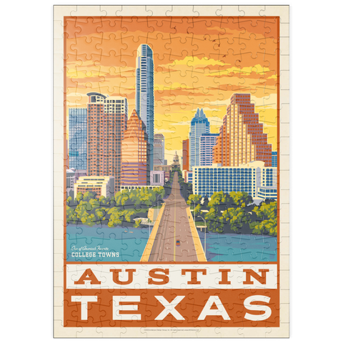 Darstellung des Puzzle Motivs American College Towns: Austin, Texas puzzleplate American College Towns: Austin, Texas 200 Puzzle