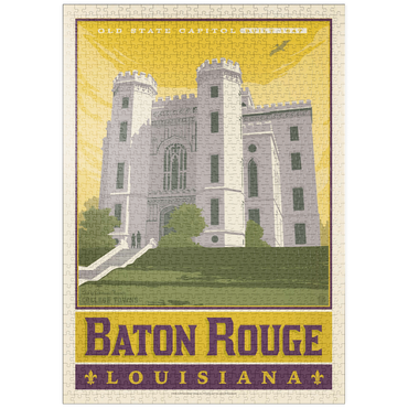 Darstellung des Puzzle Motivs puzzleplate American College Towns: Baton Rouge, LA 1000 Puzzle