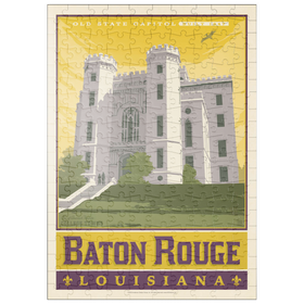 Darstellung des Puzzle Motivs American College Towns: Baton Rouge, LA - Puzzleteile: 200