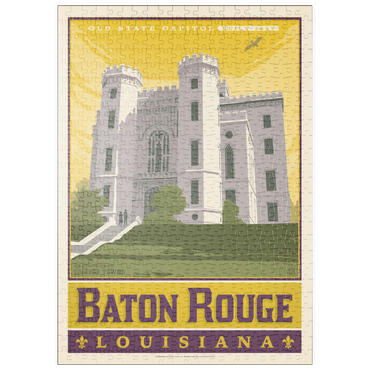Darstellung des Puzzle Motivs puzzleplate American College Towns: Baton Rouge, LA 500 Puzzle