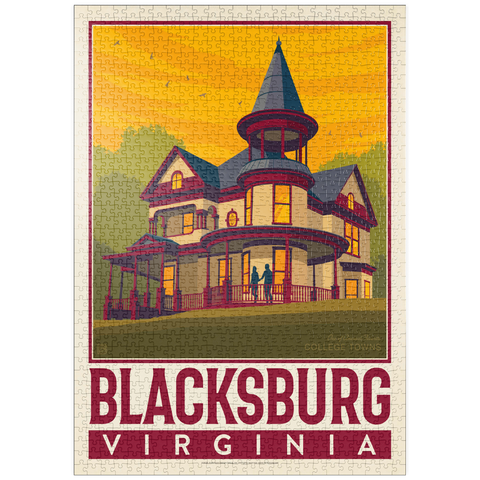 Darstellung des Puzzle Motivs American College Towns: Blacksburg, VA puzzleplate American College Towns: Blacksburg, VA 1000 Puzzle