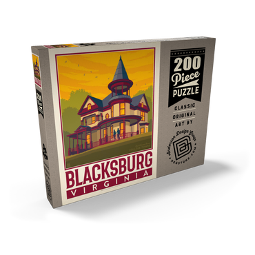 Darstellung des Puzzle Motivs American College Towns: Blacksburg, VA 200 Puzzle Schachtel Ansicht2