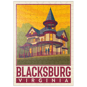 Darstellung des Puzzle Motivs American College Towns: Blacksburg, VA - Puzzleteile: 200