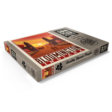 Darstellung des Puzzle Motivs American College Towns: Bloomington, IN 100 Puzzle Schachtel Ansicht1